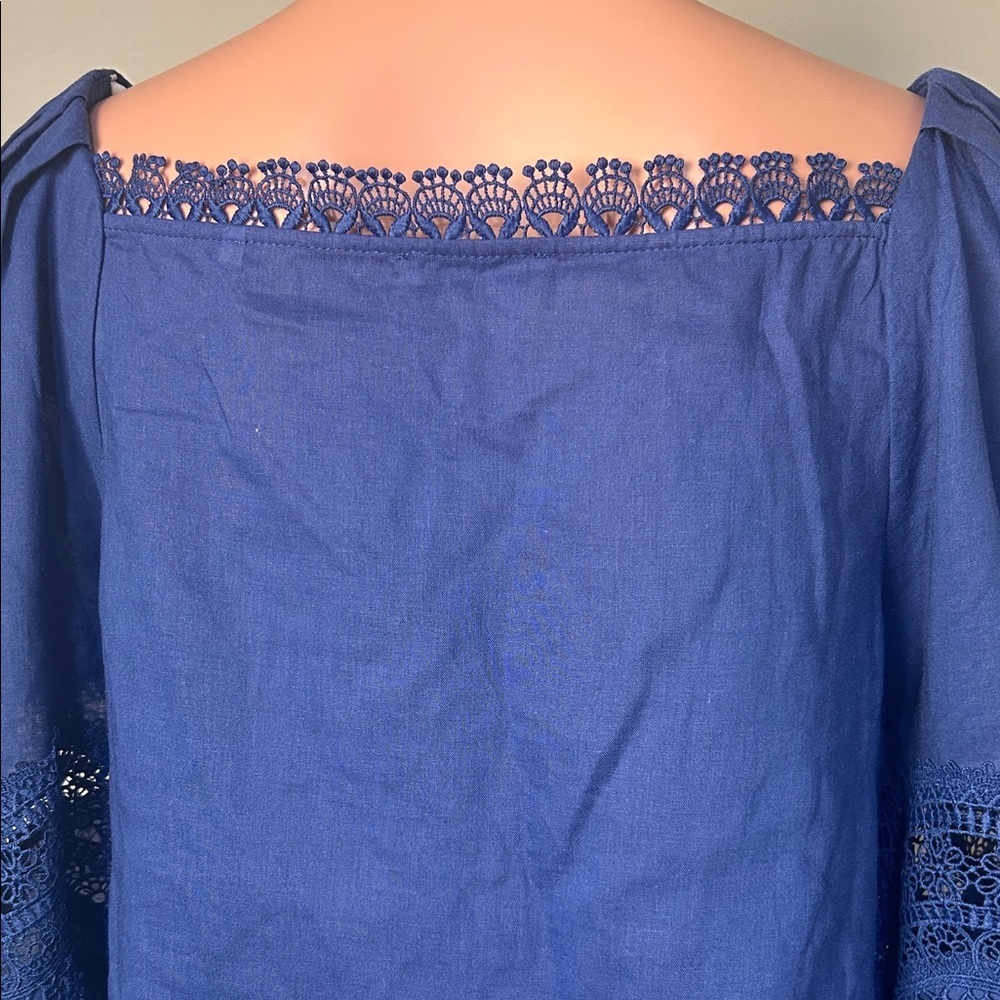 Salsa Jeans Women’s Top Blouse Long Sleeved Embroidered Size Medium - Picture 10 of 16